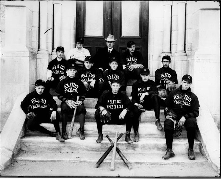 Cutler Academy baseball team circa 1900 <span class="cc-gallery-credit"></span>